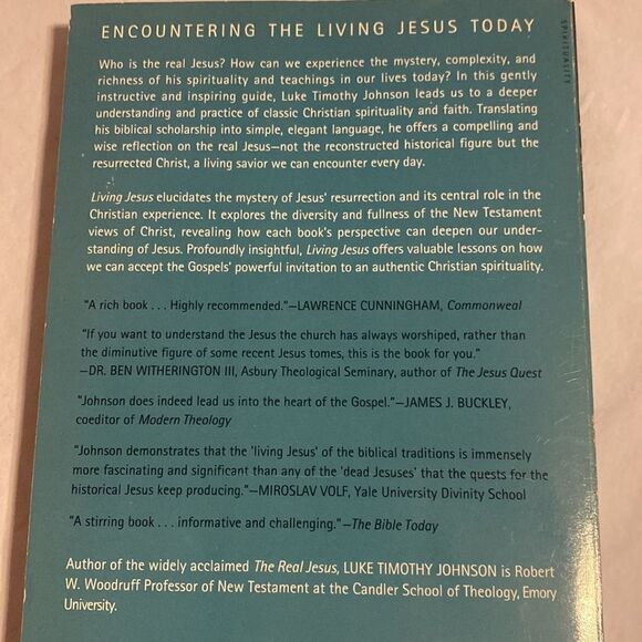Living Jesus Learning the Heart of the Gospel Harper Collins Book - Picture 3 of 4